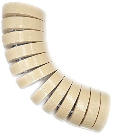Malerband, 50 m x 25 mm, Turm mit 12 Rollen.