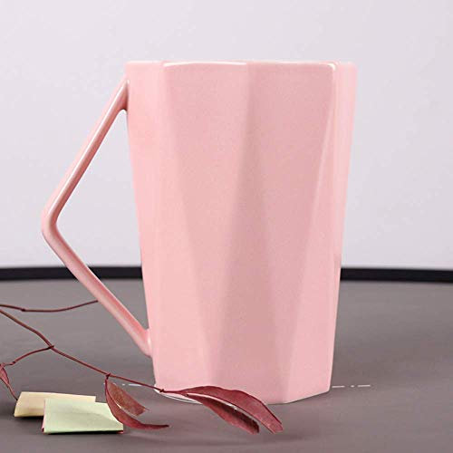 MU Wasser Tasse Keramik Tasse Milch Kaffeetasse Persönlichkeit Kreative Büro Frühstückstasse Student Kleine Frische Tasse,A