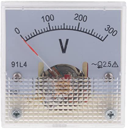 LOVIVER Analog Panel Voltmeter Volt Meter DC Messbereich Auswählbar, 0-300V