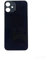 Compatible con iPhone 12 Pro Max, parte trasera de cristal liso en color negro.