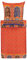 Bassetti Bettwäsche Set 2tlg. Piazza Dei Normanni R1 Rosso, 100% Baumwolle mit Reißverschluss, Größe: 135cm x 200cm, 80cm x 80cm, 9314244