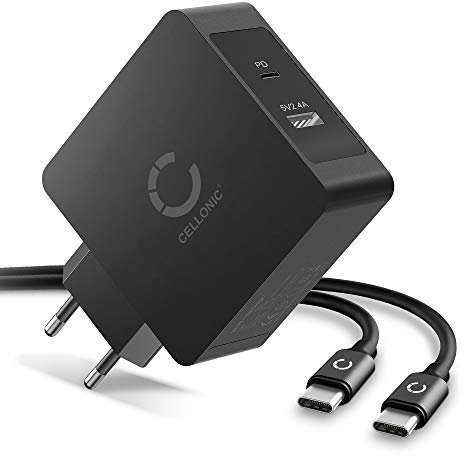 CELLONIC Ladegerät 2m kompatibel mit Bang & Olufsen BeoPlay A1, A2 Active, BeoLit 17, BeoPlay P2, P6, Ladekabel USB C Type C Netzteil - Auflader 5V-15V 5.4A / PD 18W Anschluss Stecker