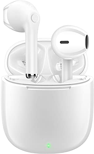 yobola Bluetooth Kopfhörer In Ear, Kopfhörer Kabellos Bluetooth 5.1 HiFi Stereoklang, IPX5 Wasserdicht Kabellose Kopfhörer Touch Control, Wireless Kopfhörer, Eingebautes Mikrofon, für Smartphone