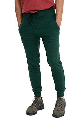 WOOD QUAIL Boys Girls Kids Fleece Trousers Joggers School Jog Pants Sports Games PE Children’S Trouser Jogging Tracksuit Bottoms 5-14 Years (9-10 Years, Kids Trousers Bottle Green)