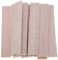 Palillos planos redondos naturales de madera de balsa para manualidades de madera, 20 unidades, 110 mm