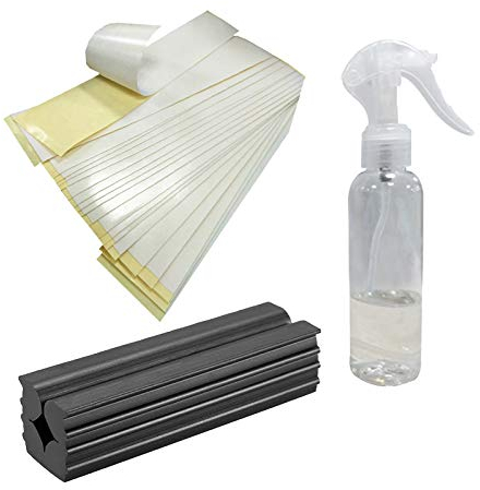 Leeadwaey Golfschlägergriff-Set – 15 x doppelseitiges Klebeband, Lösungsmittel 113 g – Gummi-Schraubstockklemmen