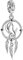 GNOCE Wolf Traumfänger Anhänger Charm 925 Sterling Silber Phoenix Charms für Charms Armband Geschenk für FrauenFit Halskette/Armband (Traumfänger)