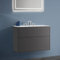 Villeroy & Boch Finion Waschtischunterschrank G7100, 1600x603x501mm, Abdeckplatte White Matt, Farbe: Midnight Blue Matt Lacquer