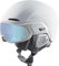 Alpina Alto QuattroVario Visier Skihelm (55-59 cm, 11 white matt (ice blue))