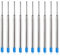 DOETYD 10 PCS Blue Ink Pen Refills, Ballpoint Refill Set for Parker Ballpoint Pens