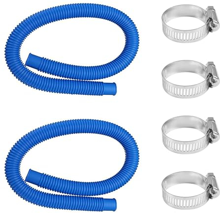 Manguera de Piscina,Manguera Flotante de Piscina Limpiafondos,Manguera Flexible de Piscina,Tubo Limpiafondos,Tubo Piscina,Manguera de Repuesto para Piscina,Manguera de Bomba (Blau)