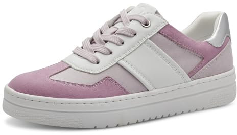 MARCO TOZZI Damen Sneaker 2-23746-42, Scarpe da Ginnastica Donna, White/Berry, 37 EU