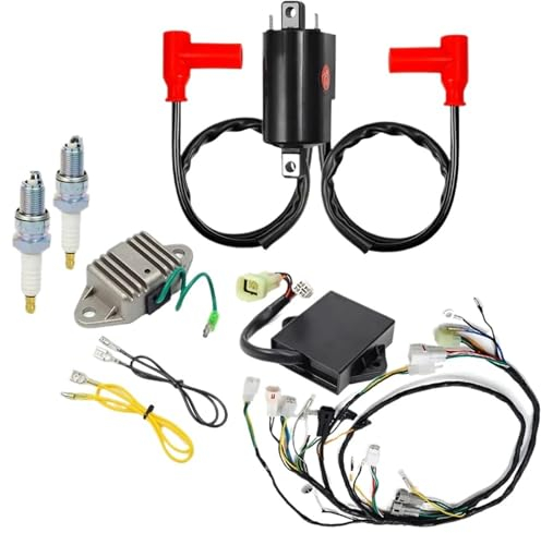 Motorrad Zündspule Für Banshee 350 1997 1998 1999 2000 2001 3GG-82590-20-00 Draht Kabelbaum Zündspule CDI Box Regler Zündkerze Kit Zündspule Motorrad