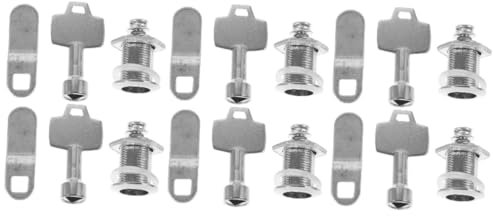 Sosoport 6 Sets Verriegeln Sie Ihren Mülleimer Sicher. Dreieckige Mülleimer Aus Edelstahl