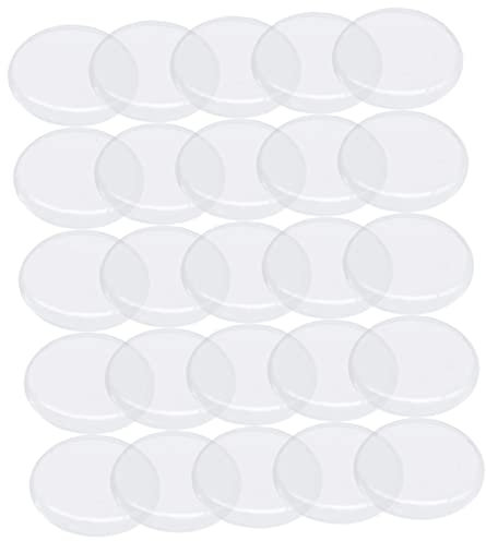 COSMEVIVI 25pièces Réparation De Montre Verre Lot de Couvercles De De Montre à Surface Miroir Protecteur De De Fournitures De Réparation De Couvercle De Transparent