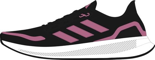 adidas Donna Runfalcon 5 Running Shoes, Core Black/Pink Fusion/Cloud White, 36 EU