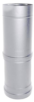Tuyau de cheminée coaxial inox élément télescopique D. 80/125 550/940 mm CE poêle à granulés Made in Italy