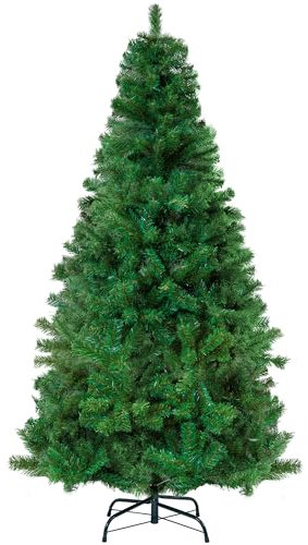 Pelle & Sol 7ft Green Xmas Tree - 800 Tips - Realistic Artificial Christmas Tree with 0.07mm/0.1mm Thick Branches - Perfect Holiday Decoration for Indoor & Outdoor Use