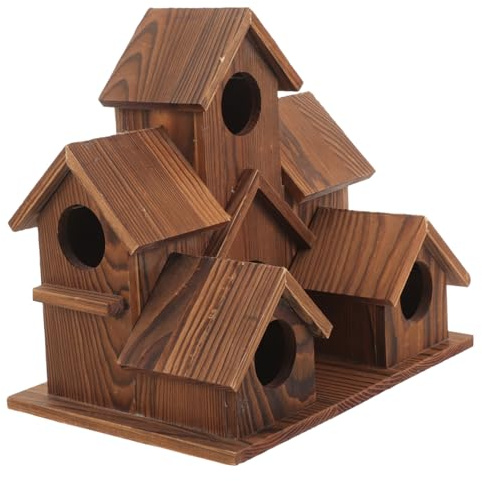 BESTonZON Nichoir Oiseaux Exterieur à Suspendre Boîte à Oiseaux Bois Nid De Jardin