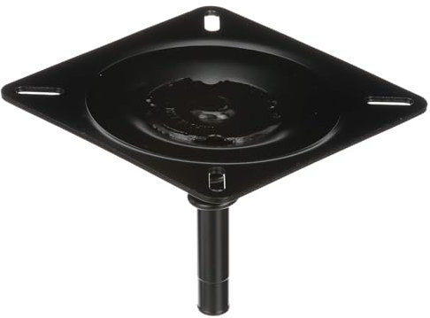 Ailan 360 Grad Drehbasis für Bootssitze mit schwarzer Pulverbeschichtung, 6 ¼ Zoll große Metall Bootssitze und Sockel, drehbarer Bootssitz