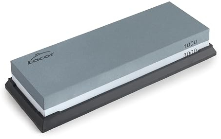 Lacor 39261.0-39261 - Honishi Schleifstein, Korund, 18,5 x 6,5... | Langlebiges Profi-Utensil; entwickelt für optimale Leistung und schnelle, unkomplizierte Reinigung in der Spülmaschine