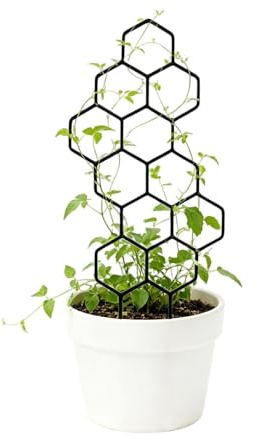 Enrejado para plantas en maceta, soporte para potos de hiedra al aire libre, enrejado de vides trepadoras, para flores de hiedra, para interiores y exteriores, hogar, sala de estar, balcón, porche