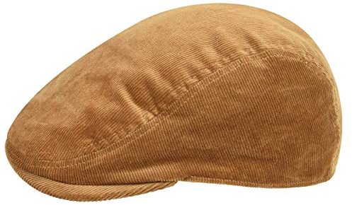 Kangol Herren Cord Flat Ivy Cap Hat Verschluss, Holz, M