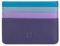 Porta carte di credito colorato in pelle Nappa 6 tasche DUDU Mauve