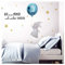 Little Deco Wandtattoo Bis zum Mond & Hase mit Luftballon I Wandbild 174 x 102 cm (BxH) I Kinderzimmer Babyzimmer Aufkleber Sticker Wandaufkleber Wandsticker Kinder DL133