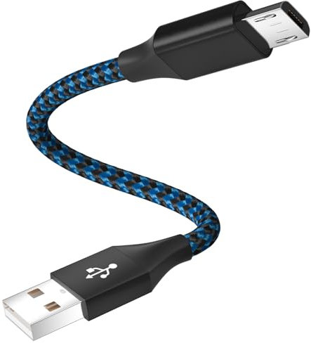 SCOVEE USB Power Cable for Fire Stick, Replacement Charger for Roku Streaming Stick, Express 4K/+, Premier, Micro USB Charging Cord for Chromecast, Short Cord for TV Stick