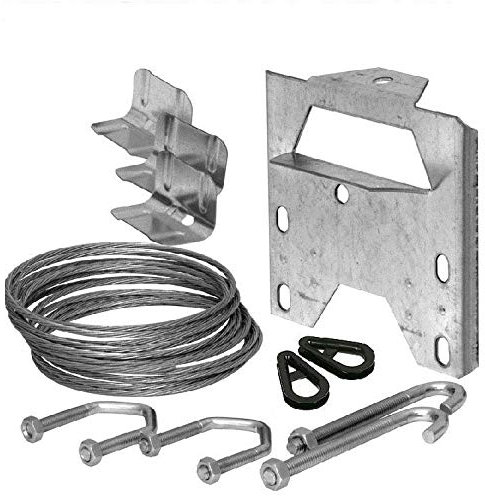 K M Electronics® TV Aerial MAST Chimney Bracket Lashing Wire MOUNTING Fixing KIT