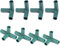 Connettore in PVC,8 Pcs Raccordo in PVC,Serre Connettore,Resistente, Adatto per Telai di Serre da 16 mm di Diametro, Tubi, Giardinaggio, Condutture Dell'Acqua, Canaline per Cavi, Mobili (3 Vie, 4 Vie)