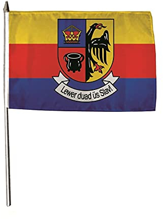 U24 Flagge Fahne Stockflagge Nordfriesland 30 x 45 cm Stockfahne 3er Pack