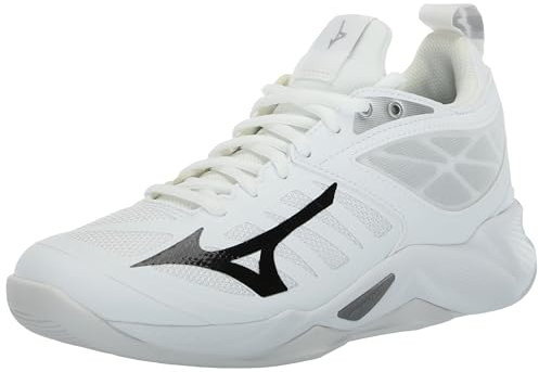 Mizuno Damen Wave Dimension Volleyball-Schuh, Weiß/Schwarz, 42.5 EU