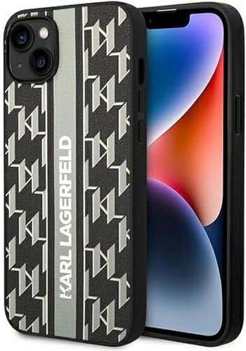 KARL LAGERFELD KLHCP14SPGKLSKG Hülle für iPhone 14 6,1 hardcase grau/Grey Monog