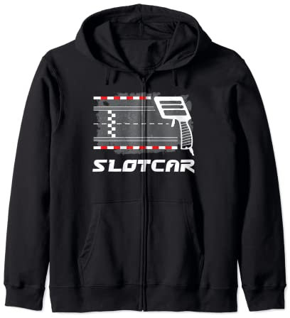 Slotcar Slotracing Hobby Regler - Racing ist Leben. Kapuzenjacke