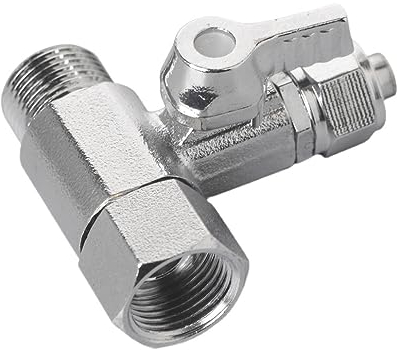 PAROAD 3/8 auf 3/8 auf 3/8 Zoll OD T-Stück Absperrhahn Absperrventil Adapter, für Wasserfilter/Umkehrosmose/Side-by-Side Kühlschränke, zum Anschluss von 2 Geräten