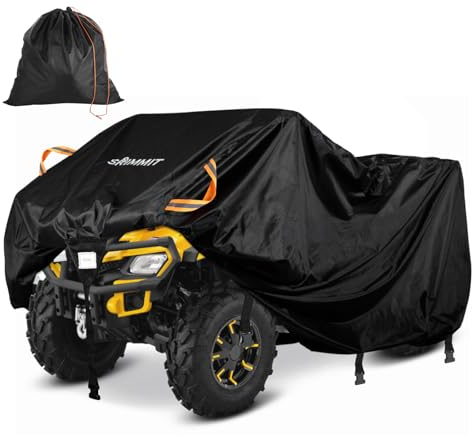 Housse de Protection améliorée pour Quad 4 Roues - Résistante - Étanche - Convient pour Kawasaki, Honda, Polaris, Yamaha, Arctic Cat et Plus Encore - Accessoires à Quatre Roues(256x109x119CM)
