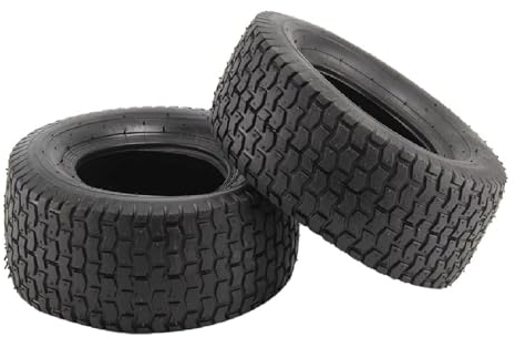 Youyijia 2 Stück Rasenmäherreifen 13x5.00-6, Schlauch Aufsitzrasenmäher Reifenmantel für Rasentraktor Aufsitzmäher