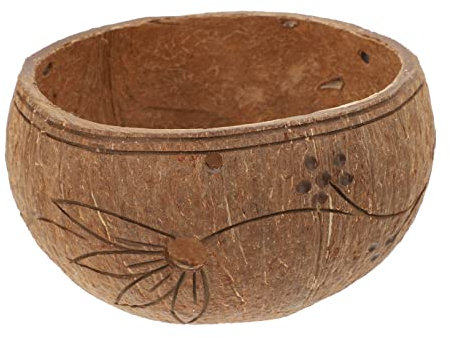 SEWOART 1 Pc Pot De Fleur Décoration De Palissade Porte-Fleurs en Seau Panier Suspendu en Décor en Rotin Jardinière Ronde Fibre Pot à Bonsaï Intérieur Coquille De