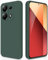 GiiYoon Hülle Kompatibel mit Xiaomi Redmi Note 13 Pro 4G, Hochwertiges Liquid Silicone Case, Rundumschutz Handyhülle, Kratzfestes Weiches Mikrofaserfutter- grün
