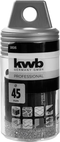KWB Diamantbohrkrone M14 nass 45 mm Porzellan PRO