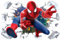 Wandaufkleber Kinder, Wand Stickers, Wandtattoo 3D Effekt, Deko Wand, Aufkleber Kinderzimmer, Dekoaufkleber 40cm x 60cm, für Kinderzimmer, Wohnzimmer Wand