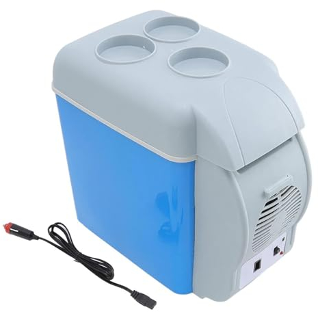 HAZARA Nevera PortáTil EléCtrica, 7.5l,Coche 12v,Bajo Ruido Nevera Camping, Con FuncióN De Enfriamiento Y CalefaccióN Nevera Compacta, Nevera PortáTil Para Acampar