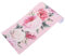Gadpiparty 3 Meters Peel and Stick Wallpaper Border Pink Rose 3D Decorative Floral Molding Waterproof Wallpaper Border PVC Tiles Decor Sticker for Wall Covering Kitchen Bathroom Bedroom