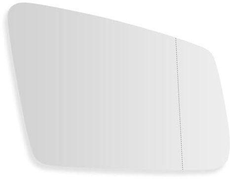 SENZEAL Spiegelglas Rechts Beifahrerseite Beheizbar mit Trägerplatte für Mercedes-Benz A B C E S-Klasse W176 W246 W204 W212 W221 GLA CLS Außenspiegel Glas Ersatz (Rechts)