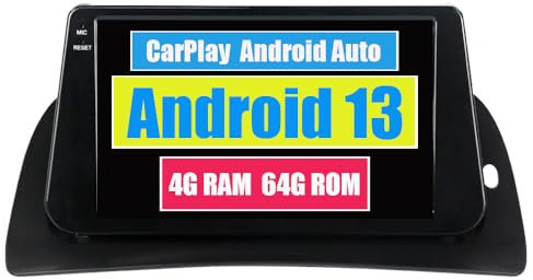 RoverOne CarPlay - Radio para Renault Kangoo 2015-2018 con Android Auto, Pantalla Táctil, Sat Nav, Bluetooth, WiFi y Radio Player