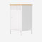 FLEXISPOT Aufbewahrungsschrank, Höhenverstellbarer Sideboard Schrank mit Dopperltür, Schmale Schrank, Wandschrank aus Glbe Walnuss für Küche, Esszimmer und Wohnzimmer, M