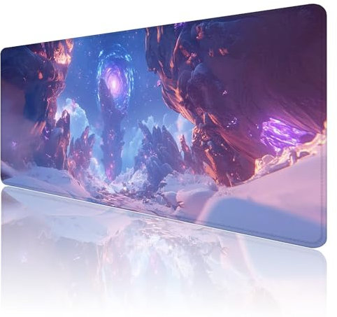 Tapis de Souris rêve Tapis de Souris Gamer XXL 1200x600x3mm ImperméAble Et AntidéRapant Mousepad Bords Cousus Une éTendu SousMains Tapis Souris Violet pour Gamer, Pc et DéCoration de Bureau Q84