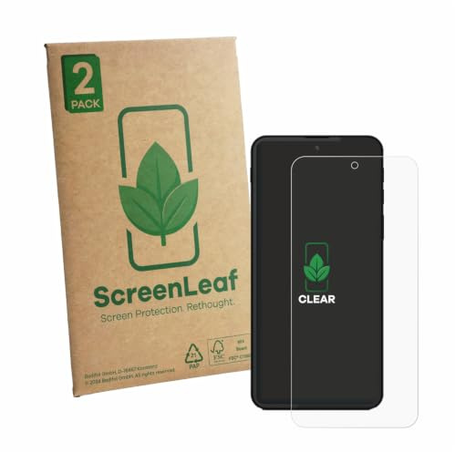 ScreenLeaf Schutzfolie für Shiftphones Shiftphone 8.1 | 2 Stück Transparenter Displayschutz Made in Germany Klare Displayschutz-Folie Kratzfest